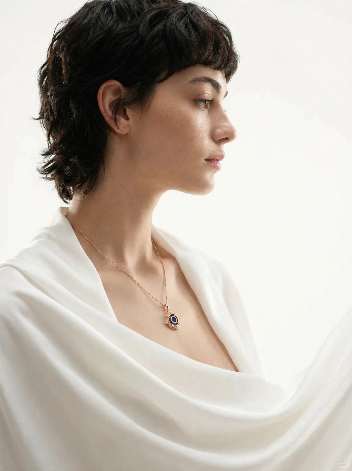 Aether Compass Lapis Lazuli Pendant